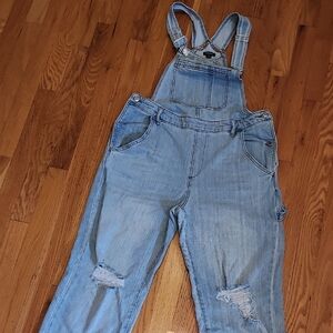 Wild Fable Light Blue Denim Overalls